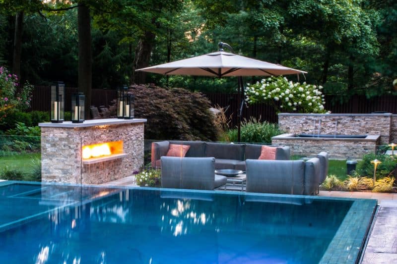 Backyard Landscape Design With Pool