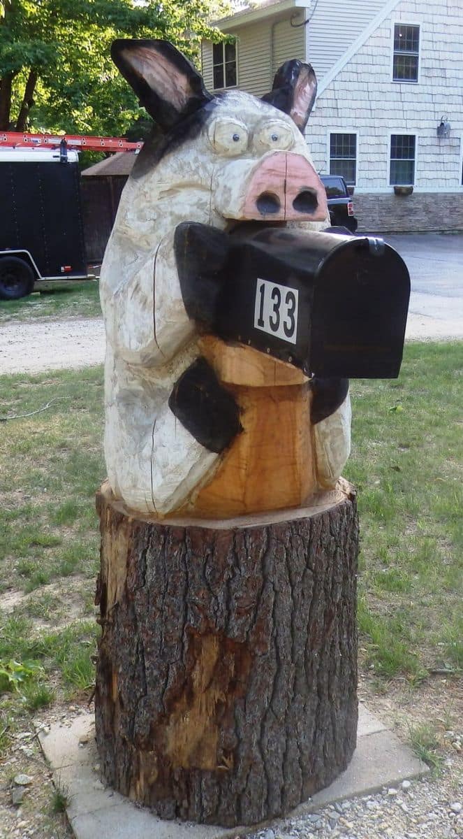 Mailbox with their hands