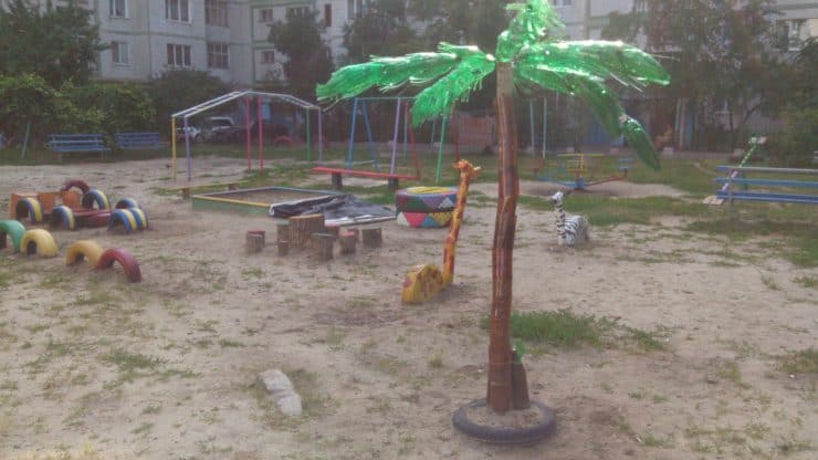 Пальма из бутылок - как сделать стильное украшение из пластиковой тары (67 фото + видео)