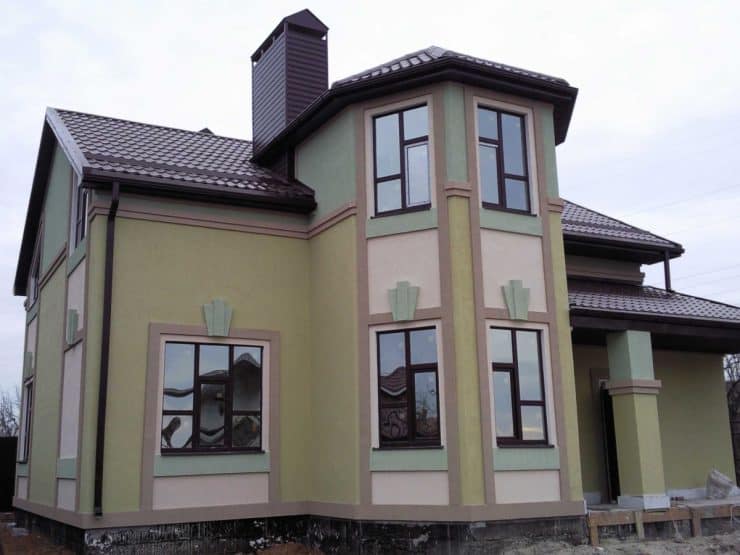 Отделка фасада дома: лучшие технологии и материалы. Дизайнерские идеи (57 фото)