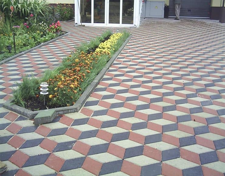 Тротуарная плитка: мощение и советы экспертов по дизайну. 92 фото примеров красивой укладки