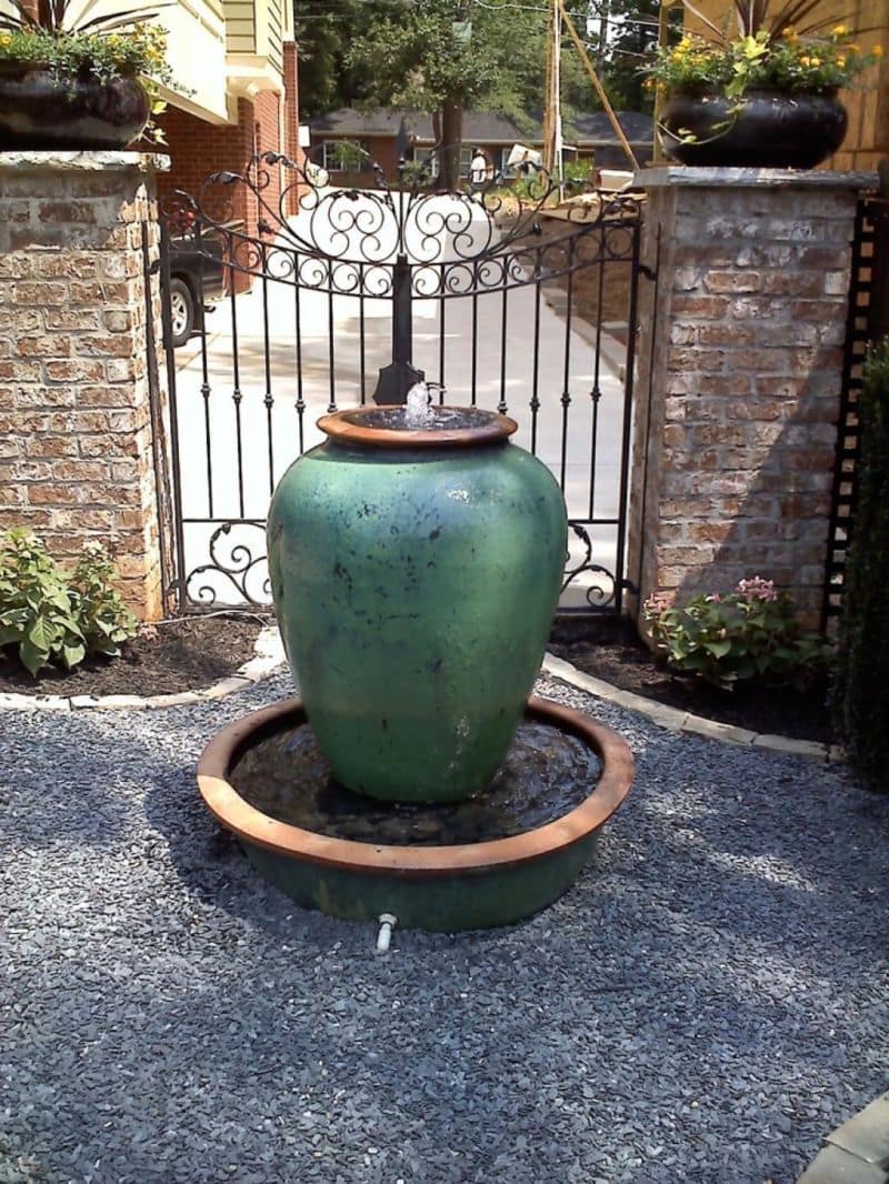 outdoor-water-fountain-for-yard-decoration-design-ideas-with-blue-water-fountain-and-the-stones-decor-water-fountain