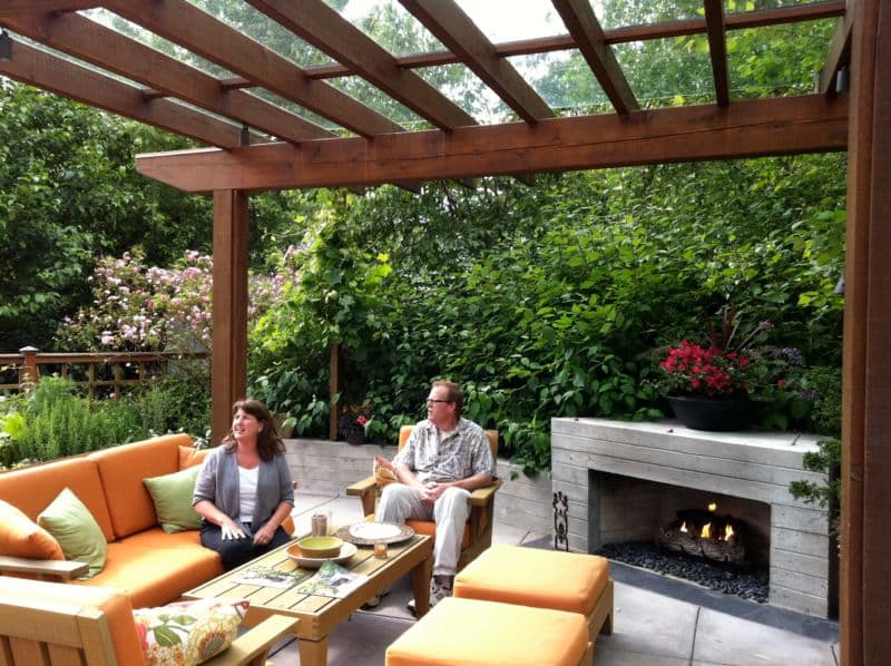 The roof for pergola