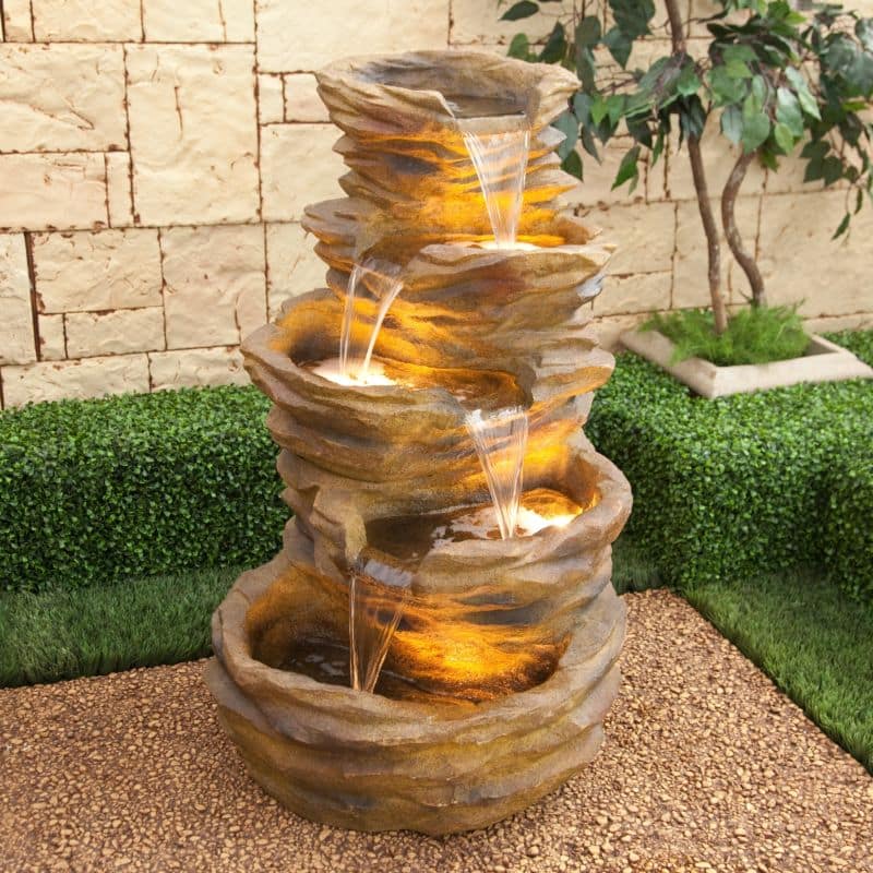 how-to-make-garden-on-floor-garden-qarmazi-throughout-decorative-water-fountain