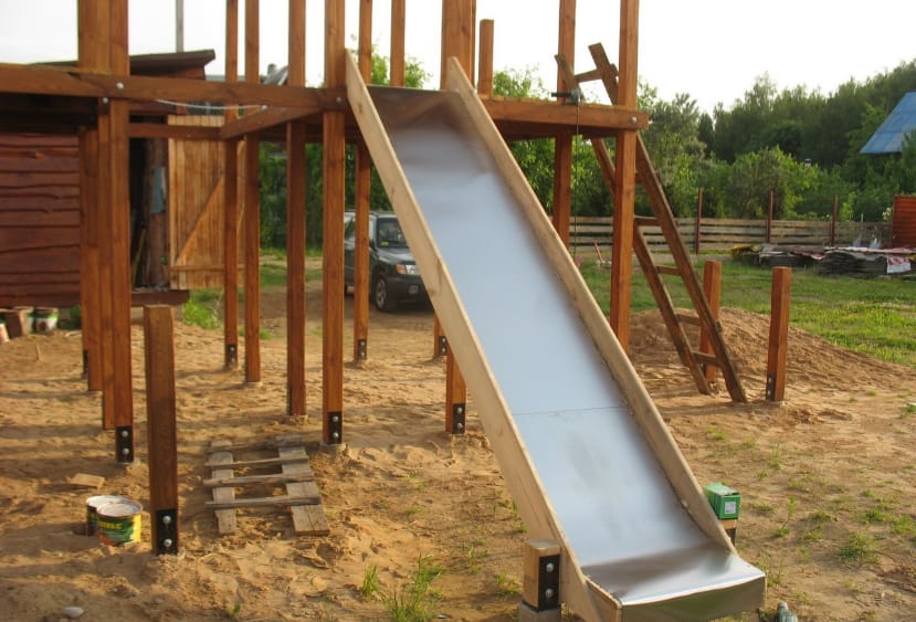 Как сделать детскую площадку для дачи своими руками